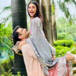 Pavitra Punia Instagram - All the loving wishes for you today , to bring much peace and happiness your way. aap sabhi ko humaari taraf se Eid Mubaarak. . . #eijazkhan #❤️ #pavvitrapunia #eiduladha #eidmubarak . . . . she’s wearing @labelmraar me’s wearing @elitesahab co ordinated by @triptigoy . . . #chutkula mai to gaya tha unhe qurbani ki biryani dene, lekin mai khud hi qurban ho gaya. . . .