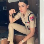 Pavitra Punia Instagram - PP police 🇮🇳 #pavitrapunia #pavvitrapunia #reelitfeelit #reelkarofeelkaro #action