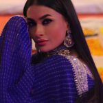 Pavitra Punia Instagram - Bluetiful 🔷 #pavitraapuniya #fashion #style #glam neela libas