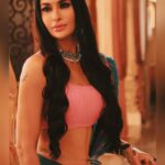 Pavitra Punia Instagram - 🌸🐬 #pavitraapuniya #fashion #style #glam #saree