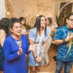 Pavitra Punia Instagram - A fantastic evening with fantastic people in flip flops 🩴 P.S - my first party in flip flops ever. (I think i was born in heels 👠 chappals are difficult for me 🫠) Thank you @romibites x @smokehousedeli for having me over. @sharmag gate crashed the party 🎈 I got to know through Romi 😄 but it’s always fun to be around you sharmaG 💞 you both are love 💕 #pavitraapuniya #partyinflipflops #chappals
