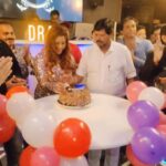Payal Ghosh Instagram - Thank you so much @dr.ramdasathawale sir and it truly is a happy birthday indeed 🎊🎊 @clubdragofficial #love🖤 Drag