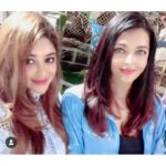 Payal Ghosh Instagram - Just #love 🖤🖤 #aishwaryarai #payalghosh #aishwaryaraibachchan #worldsprettiestwoman #twinninginblue💙 #blueorigin #india