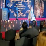 Payal Ghosh Instagram – Mumbai Achievers Awards…🖤✨ #aboutlastnight #shineshineshine #love TAJ Santacruz, Mumbai
