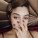 Payal Ghosh Instagram - She is both, hellfire and holy water. And the flavor you taste depends on how you treat her. #mirrormirror #cindrella #lovenails #love 🖤✨