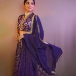 Pooja Sawant Instagram - 💜 Outfit by @label.surabhimathur Styled by @shalmalee_t Make up @vrushti_harkare Shot by @sarrikaaaaaa