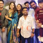 Pooja Sawant Instagram – Celebrating the first show of ‘दगडी चाळ २’ with cast and crew