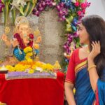 Pooja Sawant Instagram - आम्हावर राहो तुझी कृपा सावली तूच बाप, बंधू सखा तूच माउली 🌺