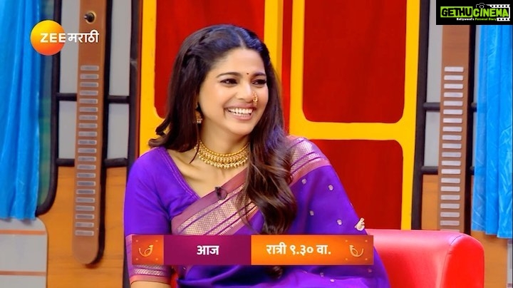 Pooja Sawant Instagram - आज रात्री ९:३० वाजता ‘बस बाई बस’ फक्त @zeemarathiofficial वर