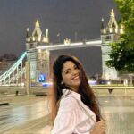 Pooja Sawant Instagram - She's headin' for somethin' that she won't forget Havin' no regrets is all that she really wants Tower Bridge, London-Uk