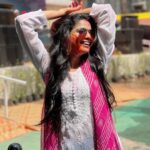 Pooja Sawant Instagram - धुलिवंदनच्या हार्दिक शुभेच्छा #colourful