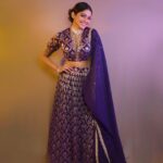 Pooja Sawant Instagram - 💜✨ 💜 Outfit by @label.surabhimathur Styled by @shalmalee_t Make up @vrushti_harkare Shot by @sarrikaaaaaa