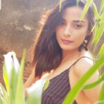 Pooja Sharma Instagram - When u learn to listen...even the leaves tell u their secrets 🌱☘🍀🍃🤫