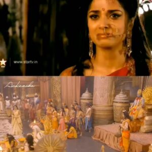 Pooja Sharma Instagram - These women dont take things lying down...they question💥 and with that they knock sense into you. Blessed that they are mine 💫❤✨😇
#mahabharat  #draupadi #mahakali #mahakaali #mahakalianthiaarambhhai #sati #fire #video #instagram #instagood #fanart