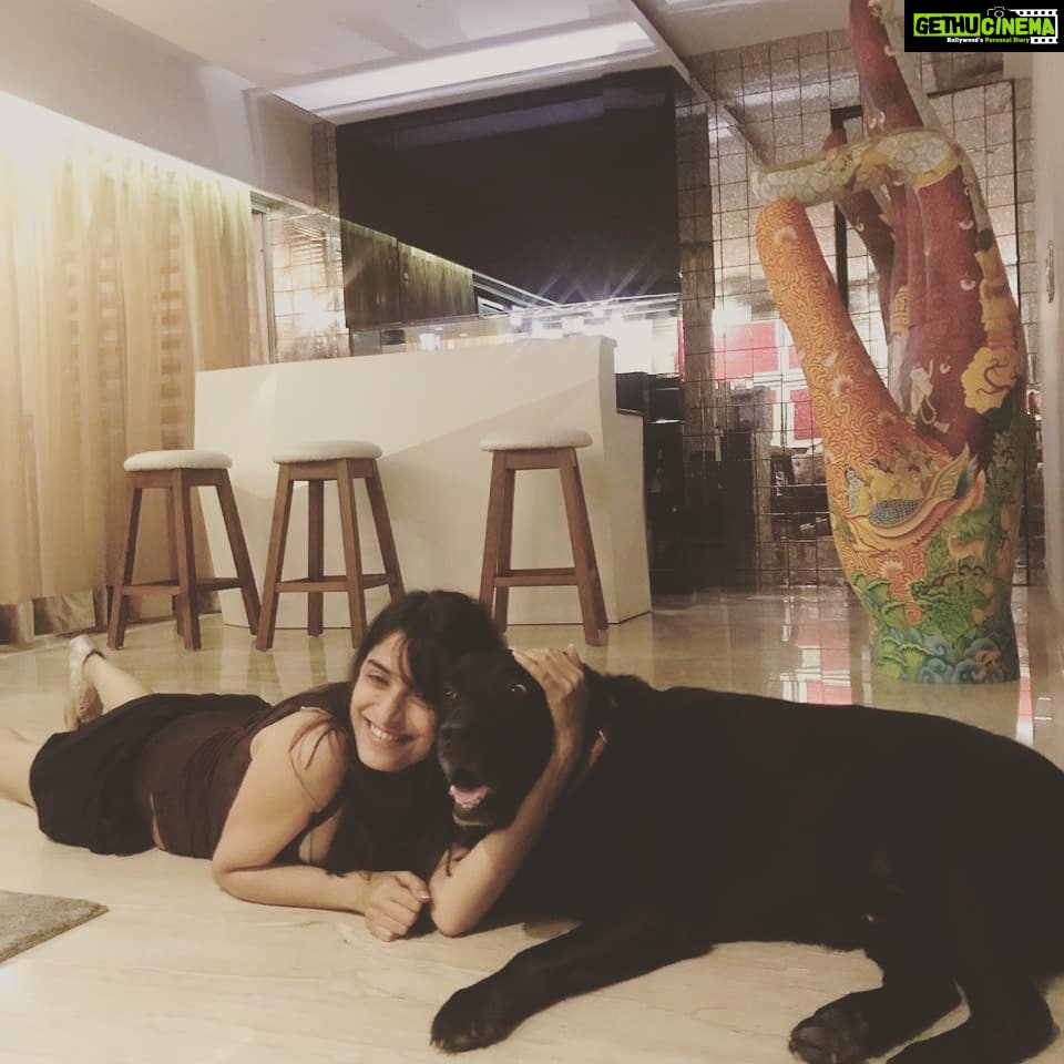 Pooja Sharma Instagram - My Rowdy Rathore 🤩🤩🤩😍😍😍🐕🐕🐕