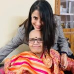 Pooja Sharma Instagram - God and Me 🤱❤ Happy Mother's Day to all of you. Hug your Mom today n then hug her again for me 🤗...if u can't, then say a prayer for her and then say one from me for her too 💝💞💕 #happymothersday #mothersday #motherlove #mother #nolovelikeamotherslove