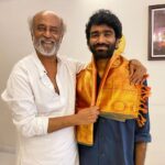 Pradeep Ranganathan Instagram - What more can I ask for ? It was like to be near a sun . So warm . The tight hug , those eyes , the laugh , the style and the love . What a personality . SUPERSTAR @rajinikanth saw #LoveToday and wished me ❤️ Will never forget the words you said sir ❤️ @archanakalpathi @agsentertainment #KalpathiSAghoram @aishwaryakalpathi #PradeepRanganathan @itsyuvan #PR