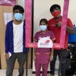 Pradeep Ranganathan Instagram – After you vaccinate , the chance of you dying because of covid is reduced to .000197 % 

Got vaccinated along with @ashwath_marimuthu (Director of Oh my kadavuley ) .

#CoronaVaccine #CovidVaccine

To get a clarity on the myths of vaccine , I just did a simple math .
 
World wide cases 16.6 Cr,  Deaths – 34.5L
Death rate – 2.07 %

Vaccinated People 11.3 cr , Deaths because of covid even after vaccation – 223 
Death rate – 0.000197

The chance of you dying because of covid is 10152 times more than you dying after getting vaccinated because of covid . Kauvery Hospital Chennai