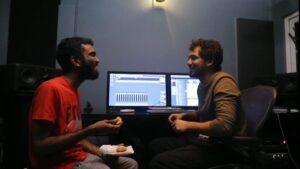 Pradeep Ranganathan Instagram - Always positive to work with @hiphoptamizha .always been there for me. Mentor ☺❤ #Comali August15