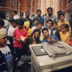 Pradeep Ranganathan Instagram - Happy working with @iamsandy_off :) #JayamRavi24