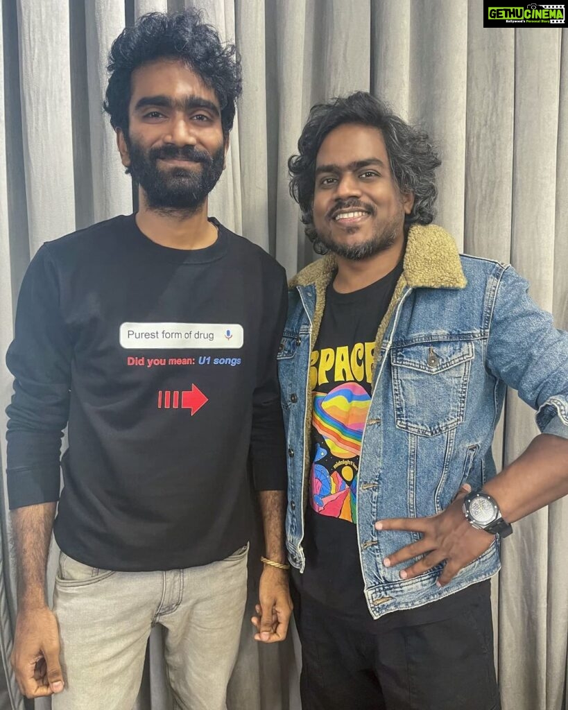 Pradeep Ranganathan Instagram - Did I even imagine I would work with the legend @itsyuvan when I was hearing Paiyaa songs on repeat during my school days . Anything can happen in life . -@Ags_production #Production22 @agscinemas @archanakalpathi @aishkalpathi @onlynikil