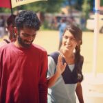 Pradeep Ranganathan Instagram - Happyy bdayy to my first heroine and my first friend in the industry ❤❤ @samyuktha_hegde . A lot of sweet memories with you .. Which I couldn't put it in words but I hope u feel the same :) The aura you bring when you are around is sooo Samyuktaa hegdeeeishhh😄😄 (I couldn't find an adjective :P ) Wishing you a suuperb year and a peaceful life ahead ❤☺