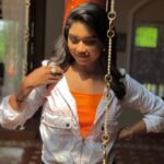 Preethi Sharma Instagram - Love you FAM 🧡🤍🖤 #preelovesyou☮️ #AADHYA🫶🏻 #padamatisandhyaragam #zeetelugu Hyderabad