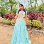 Preethi Sharma Instagram - Puthandu Vazthukal 🙏🏼 Beautiful half saree from @sajna_bridal_wear_designer 😍 Lovely jewellery from @jasmitha_fashions 😍 #preelovesyou☮️ #AADHYA #zeetelegu