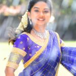 Preethi Sharma Instagram - Beautiful half saree from @sajna_bridal_wear_designer 😍🫶🏻 #malar #suntv #titlesong #preelovesyou☮️ Chennai, India