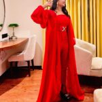 Preethi Sharma Instagram - Beautiful customised jumpsuit with oversized shrug from @sloka_collections 😍 #fundaysunday #tirupur #suntv #malar #preelovesyou☮️ Tirupur