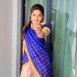 Preethi Sharma Instagram - Just one of my random video 😜🫰🏼🫶🏻 Beautiful half saree from @sajna_bridal_wear_designer 😍🫰🏼 Beautiful accessories from @new_ideas_fashions 😍 #MALAR #suntv #3pm #27thfeb #preelovesyou☮️