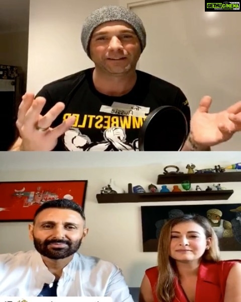Preeti Jhangiani Instagram - It was awesome chatting with @aussie.armwrestler about the @propanjaleague and he even got us to do a rapid fire round! Head over to his account @aussie.armwrestler for the full video! #ProPanjaLeague #armwrestling #REK6831