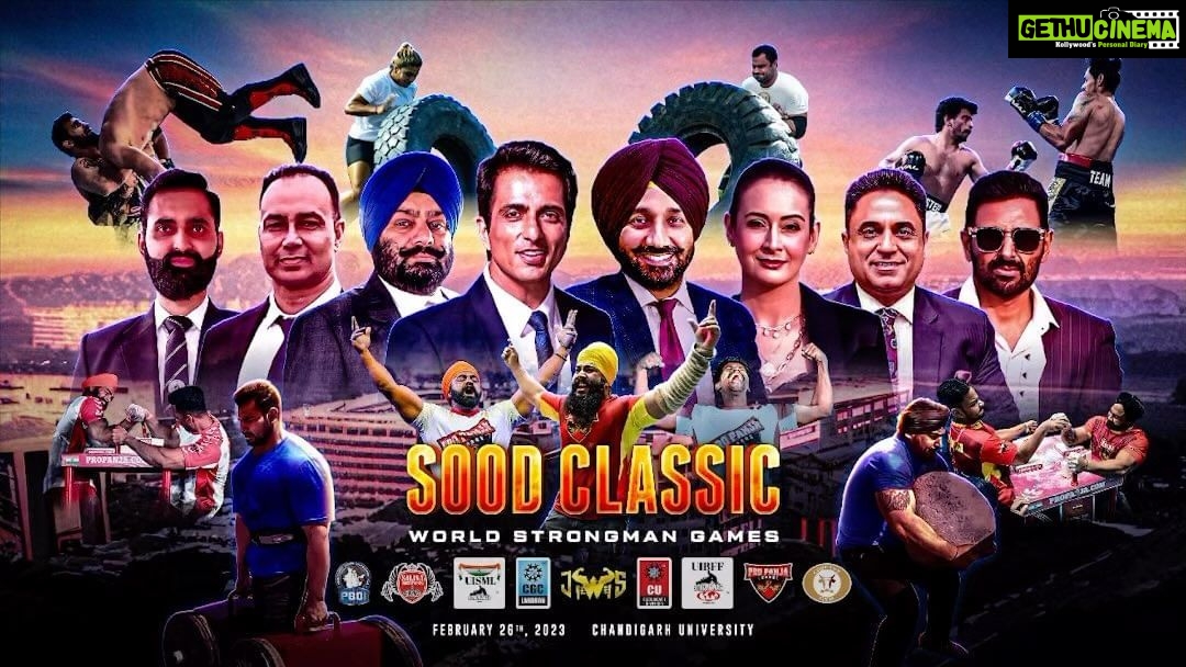 Preeti Jhangiani Instagram - Look forward to coming to Chandigarh ! @chandigarhuniversity World Strongman Games taking place at the @chandigarhuniversity on February 26. @sonu_sood @jhangianipreeti @strongmanindia_uisml @harvindersalina @uibff_punjab @dheeraj7724 #SoodClassicWorldStrongManGames #SoodClassic #ProPanjaLeague #ArmWrestler #ArmWrestling Chandigarh University