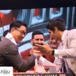 Preeti Jhangiani Instagram - Love these moments! Thank you sir 🙏 @kiren.rijiju !! These moments will always remain special for us and for all the athletes! #Repost @kiren.rijiju with @get_repost ・・・ Special #FitIndiaMovement moments from the first ever #ProPanjaLeague with @singhvijender @dabasparvin ,top Arm Wrestlers of India and the Indian Arm Wrestling Federation💪