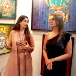 Preeti Jhangiani Instagram - At the inauguration of the annual #artindiafestival 2020 at the #nehrucentreartgallery . Such a beautiful collection of #artworks and #sculptures . It’s a must see !