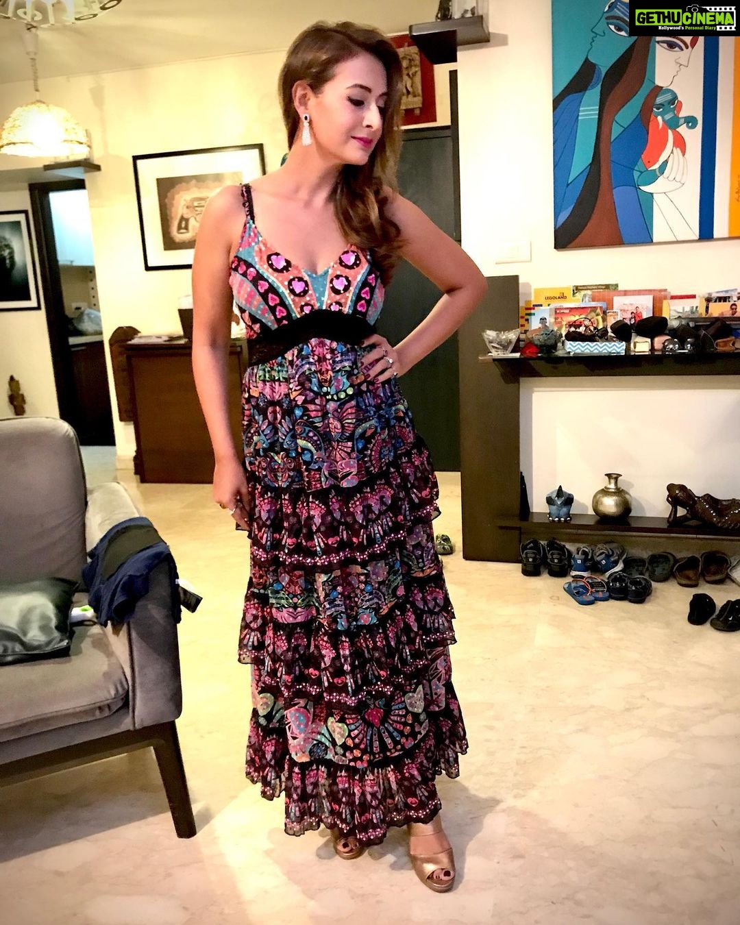 Preeti Jhangiani Instagram - Let the madness begin! Ready for the night of revelry #aboutlastnight Wearing @manisharorafashion
