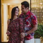 Preeti Jhangiani Instagram - Love is all you need What a beautiful morning @icfujairah #rediscoverlove ❤️ @wsengage #weddingsutraengage #intercontinentallife Pic courtesy @magicmotionmedia InterContinental Fujairah Resort