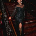 Preeti Jhangiani Instagram - When the fab @ad.singh1 @adsinghdesigns dresses you! You’re the best #adsingh 🤗 Picture courtesy : @nikhilkapur 😘 Earrings by @zahra.dubai Styled by #adsingh #adsinghdesigns #wedding #weddingready #weddinggown #bespoke #couture #black #blackgown The St. Regis Mumbai