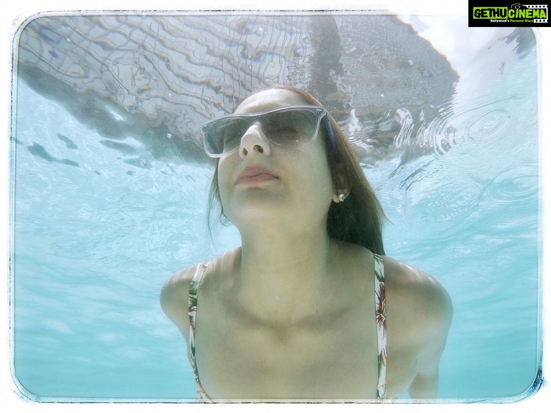 Preeti Jhangiani Instagram - Keep Swimming upwards.. there is always #light at the end #swim #swimming #pool #sunlight #calm #peace