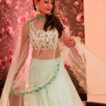 Preeti Jhangiani Instagram - Ready to dance the night away in @shrenahirawatofficial , stunning jewels by @satyanifinejewels , styled by @gentleman_gaga #saturdaynight #ethnicwear Mallu Farms