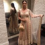 Preeti Jhangiani Instagram - Thank you @gentleman_gaga for putting together this look last minute! Absolutely love my outfit by @geishadesigns ! All accessories by my fav @hemakhasturilabel and potli by @thelittleshopbymegha