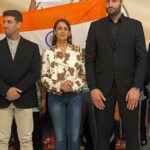 Preeti Jhangiani Instagram - @jhangianipreeti speaking on behalf of India 🇮🇳 at the @asian_armwrestling_federation championship happening in Ajman UAE 🇦🇪 @lebanesearmwrestling #asianchampionship Ajman, United Arab Emirates