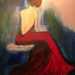 Preeti Jhangiani Instagram - I did that! When @maddampresident orders everyone complies! #canvas #canvaspainting #acrylic #acrylicpaint #artforcharity #inspired