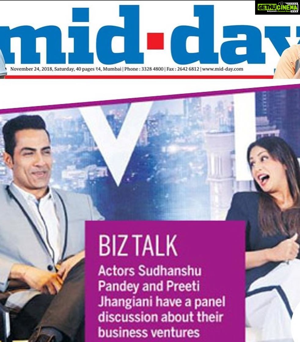 Preeti Jhangiani Instagram - @middayindia today #events #inauguration #entrepreneurship #art