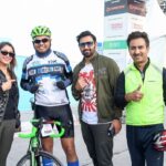 Preeti Jhangiani Instagram - What an amazing atmosphere at 7am at the Thyagaraj Stadium in New Delhi as @dabasparvin and I flagged off the International Women’s day Cyclothon for gender equality and a green future, along with @kmmalleswari The first Indian woman to win an Olympic medal and @shombi.sharp UN resident commissioner in India! Fantastic initiative by @delhigovdigital and @delhieducationdoe ! Thank you @paras.mendiratta.clicks for the pictures! @wordsworkpr