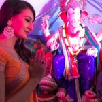 Preeti Jhangiani Instagram - With the amazing 20 foot #ganesha statue at #atlanta #georgia Thank you to all the organisers for this beautiful #darshan #ganpatibappamorya_
