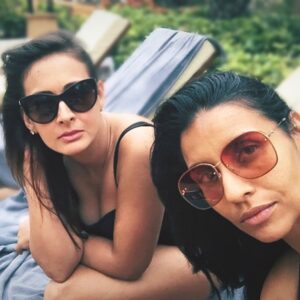 Preeti Jhangiani Instagram - Only if #mondays were always this relaxing #mondaysbelike #pool #poolside #poolsidechillin #chilling #relax #rejuvinate with @seemadabas JW Marriott Mumbai Juhu