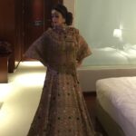 Preeti Jhangiani Instagram - Walked for the amazing @page3studiobyunaismustafa at the #kerela #fashionrunway @crowneplazakochi #royal #royalfashion #showstopper