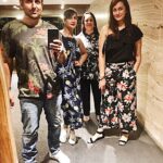 Preeti Jhangiani Instagram - When everyone turns up flowery... you know we re a family in sync 😎#flowers #flowerprint #flowery #family #familygoals #insync Slink & Bardot