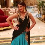 Preeti Jhangiani Instagram - At the grand finale of the wedding celebrations #lehenga #sari by @archanakochharofficial #chandbalis by @satyanifinejewels styled by @gentleman_gaga #royal #sitdowndinner #grandfinale #weddingdiaries #turkey #türkiye be Premium Bodrum
